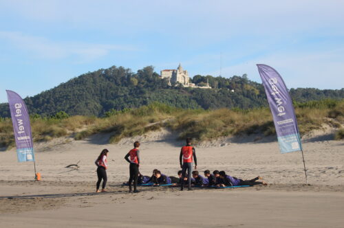 Surf Coaching Session at the beach