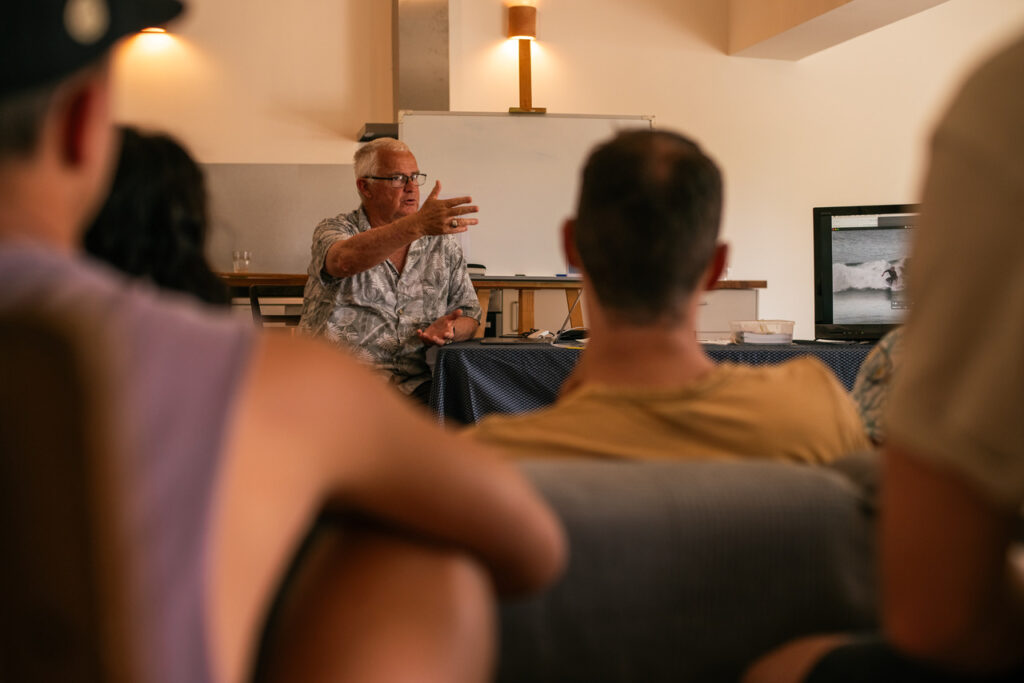 Martin Dunn beim Theorievortrag