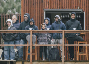 Coaches at surf comp
