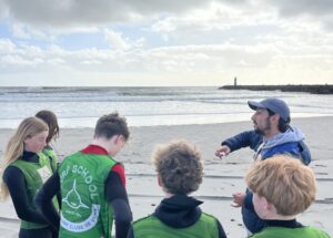 surf coach coaching at the beach